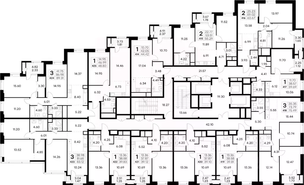 3-к кв. Нижегородская область, Нижний Новгород Глоракс Премиум ... - Фото 2