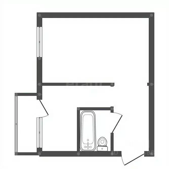 Студия Амурская область, Белогорск Томский пер., 14 (31.0 м) - Фото 1