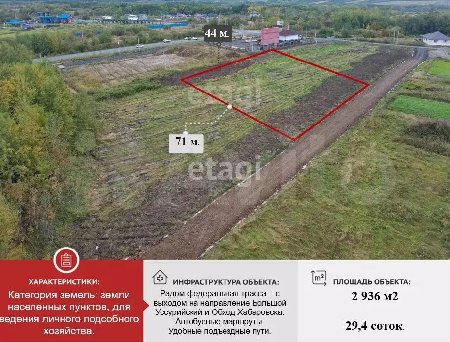 Участок 29,4 сот. (СНТ, ДНП) - Фото 0
