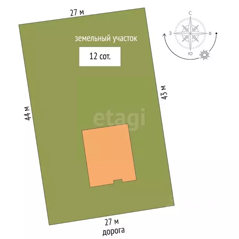 Дом в Владимирская область, Муром с. Лазарево, ул. 75 лет Победы, 37 ... - Фото 1