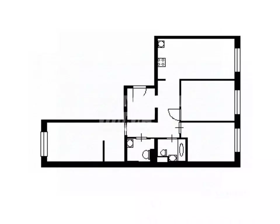 4-к кв. Московская область, Котельники Белая Дача мкр, 25к1 (87.3 м) - Фото 2