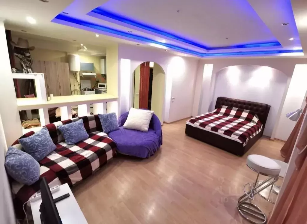 1-к кв. Краснодарский край, Сочи Новый Сочи мкр, ул. Клубничная, 50 ... - Фото 1