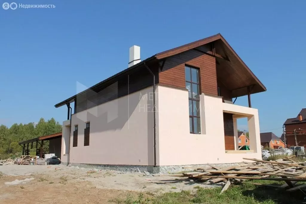 Дом в Тюменский район, деревня Ушакова, Зелёная улица (200 м) - Фото 1