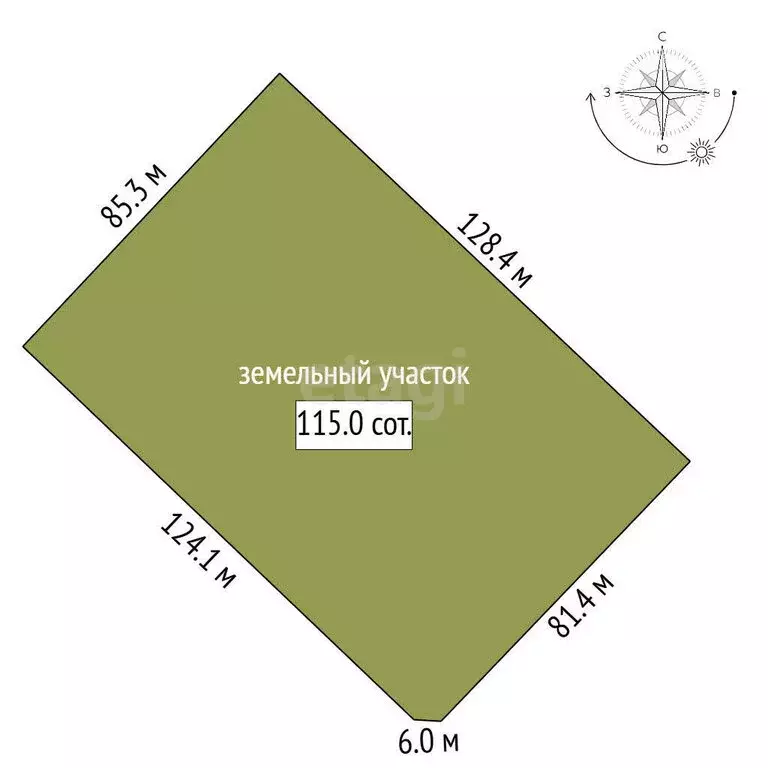 Участок в деревня Узигонты, жилой комплекс Ванино (115 м) - Фото 1