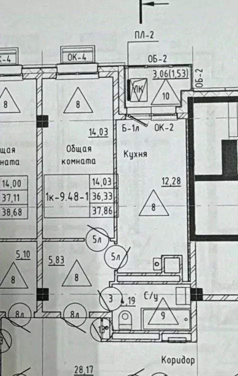 1-к кв. Саха (Якутия), Якутск 143-й кв-л,  (37.8 м) - Фото 2