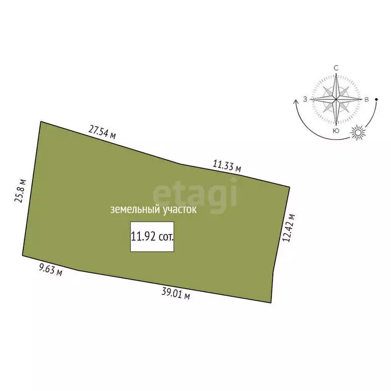 Дом в село Омутинское, улица Ленина (38 м) - Фото 1