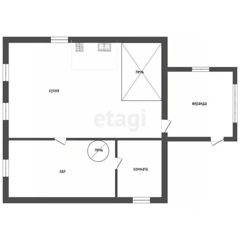 Дом в Тюменская область, Упоровский муниципальный округ, д. Черная ул. ... - Фото 2