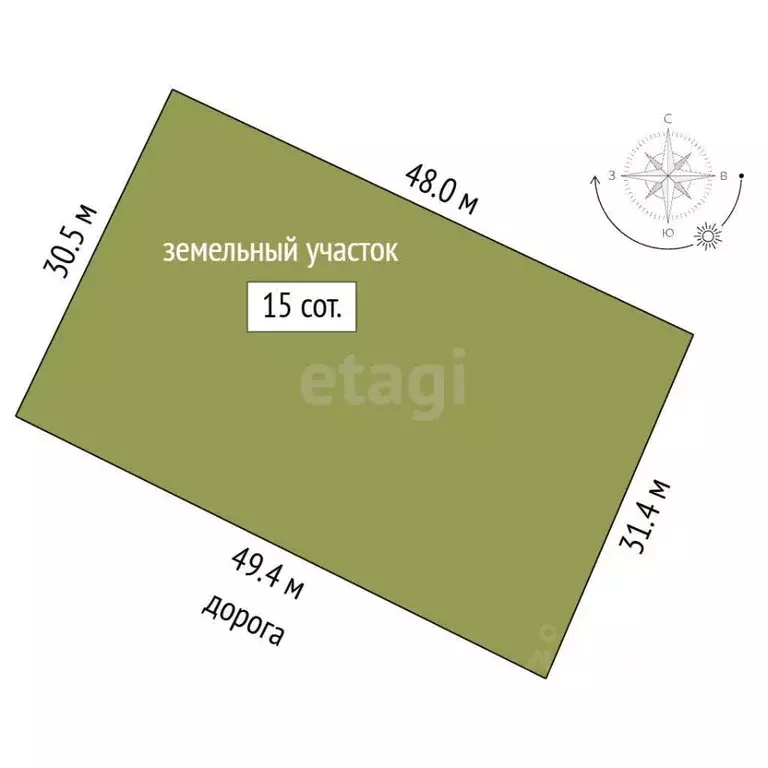 Участок в Вологодская область, Вологда Октябрьская ул. (15.0 сот.) - Фото 1