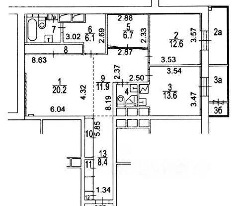 3-комнатная квартира: Москва, Шмитовский проезд, 16с2 (98 м) - Фото 1