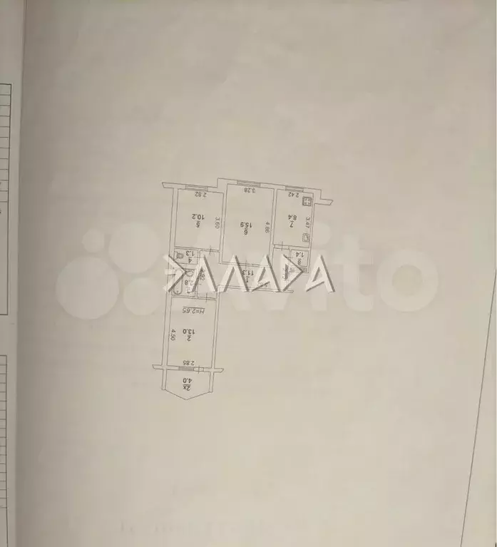 3-к. квартира, 64,3 м, 7/9 эт. - Фото 0