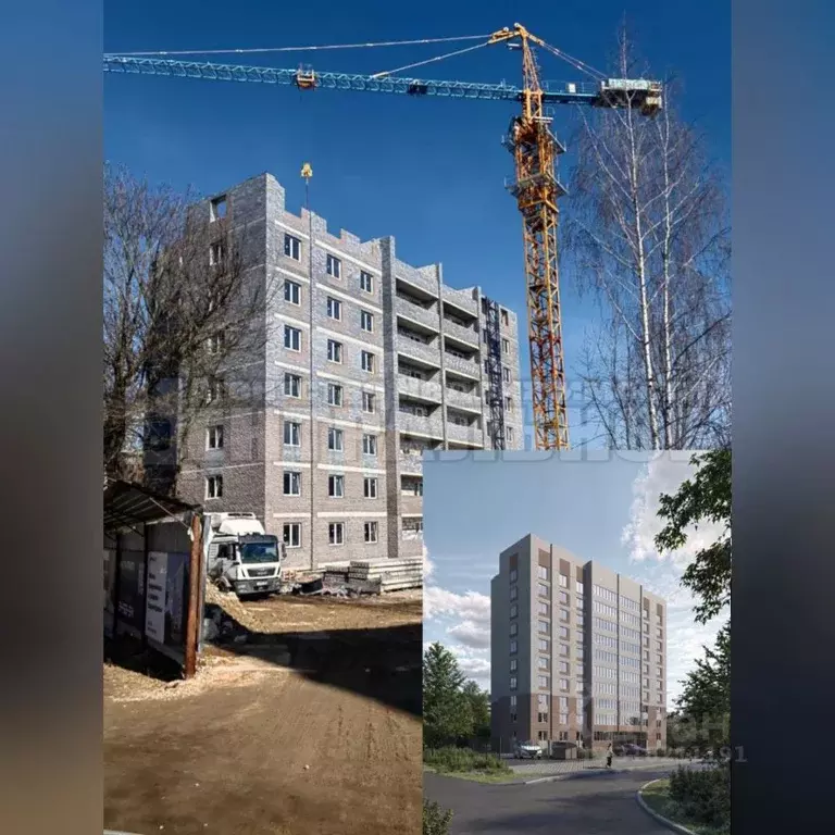 2-к кв. Смоленская область, Смоленск Брестская ул. (66.2 м) - Фото 0