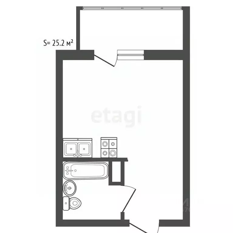 Студия Ленинградская область, Всеволожский район, Заневское городское ... - Фото 2