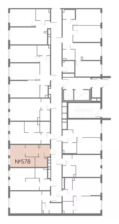 Студия Санкт-Петербург ул. Архивная, 5 (26.48 м) - Фото 1