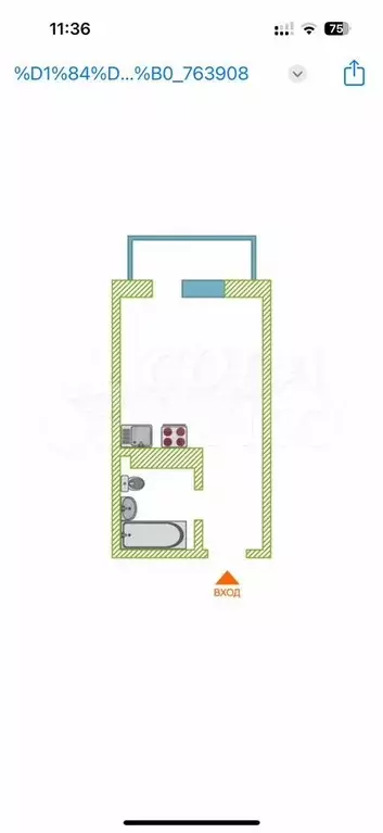Квартира-студия, 21 м, 19/20 эт. - Фото 0