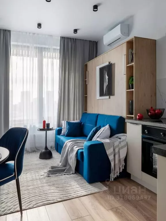 1-к кв. Москва Нагатинская наб., 10А (20.0 м) - Фото 0