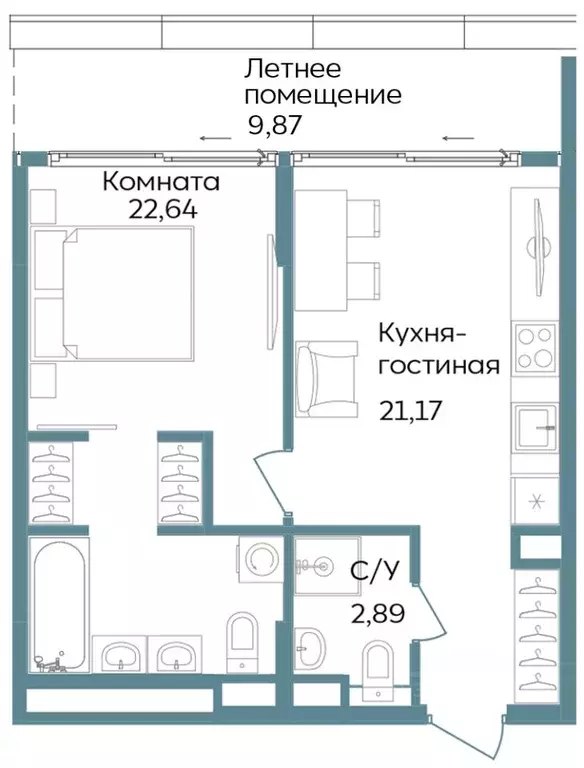 2-к кв. Крым, Саки ул. Морская (56.57 м) - Фото 0