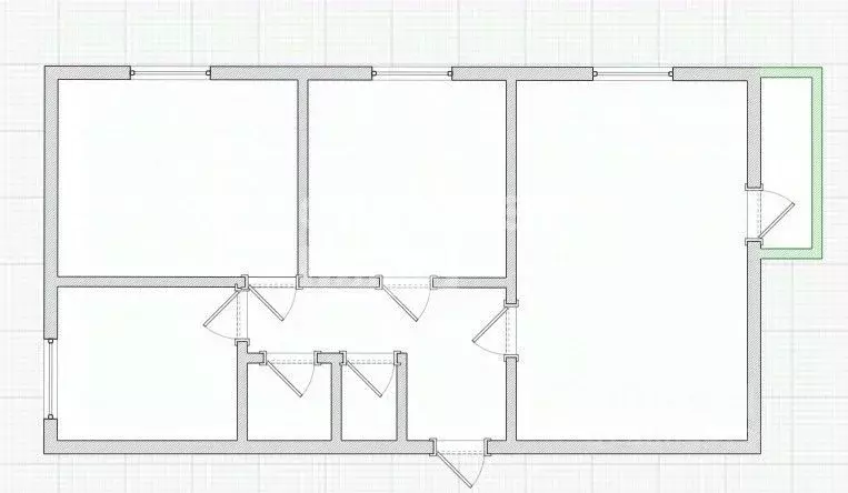 3-к кв. Тульская область, Тула ул. Кирова, 28 (61.2 м) - Фото 1