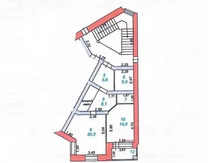 1-комнатная квартира: Коммунар, Западная улица, 1 (54.3 м) - Фото 1