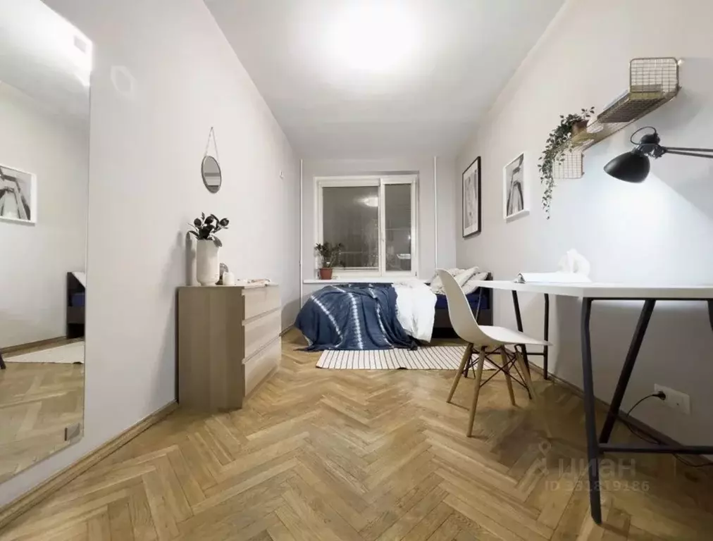 Комната Москва 1-й Самотечный пер., 12С1 (17.0 м) - Фото 1