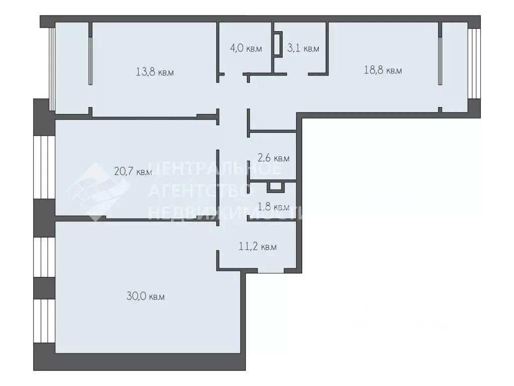 3-к кв. Рязанская область, Рязань Введенская ул., 115 (106.0 м) - Фото 0