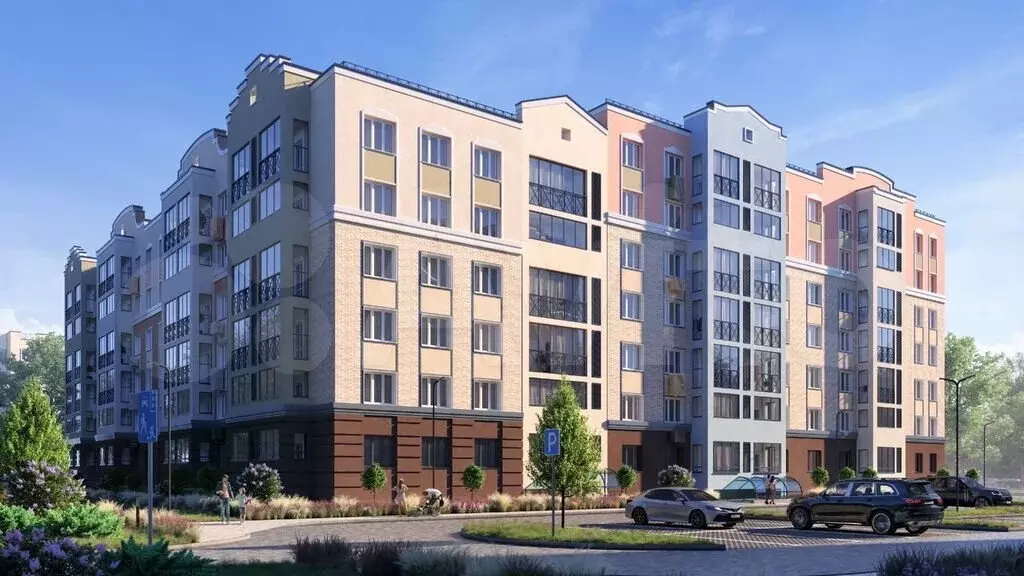 2-к. квартира, 67 м, 2/4 эт. - Фото 1