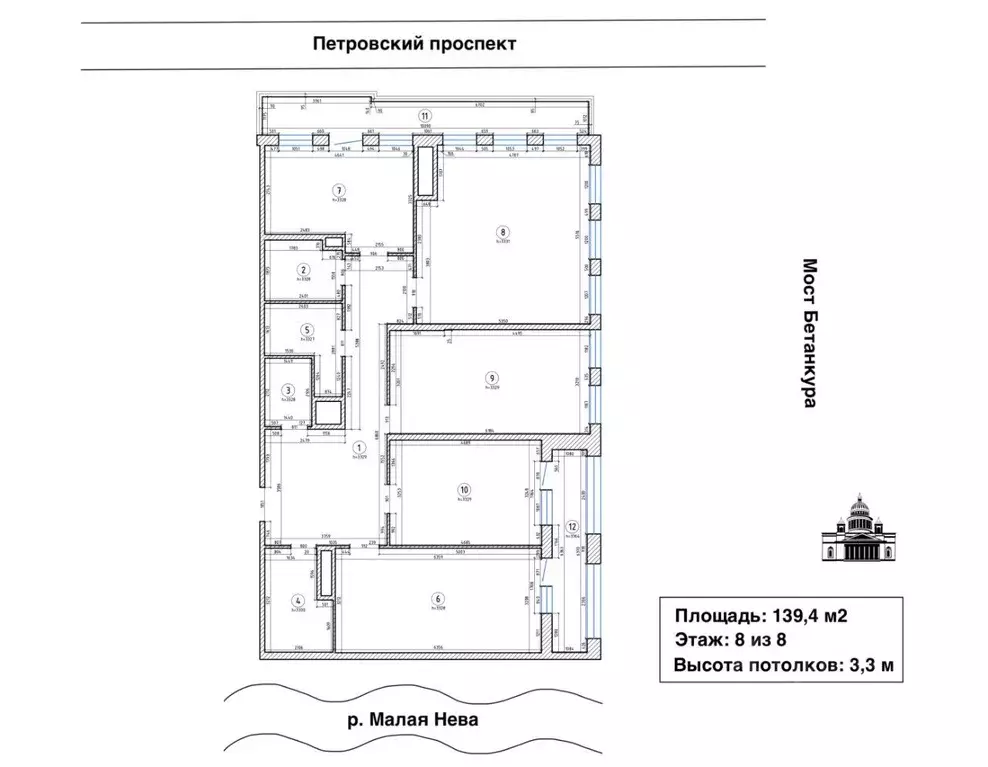 Квартира, 4 комнаты, 139.4 м - Фото 1
