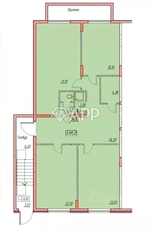 Помещение свободного назначения в Краснодарский край, Новороссийск ... - Фото 2
