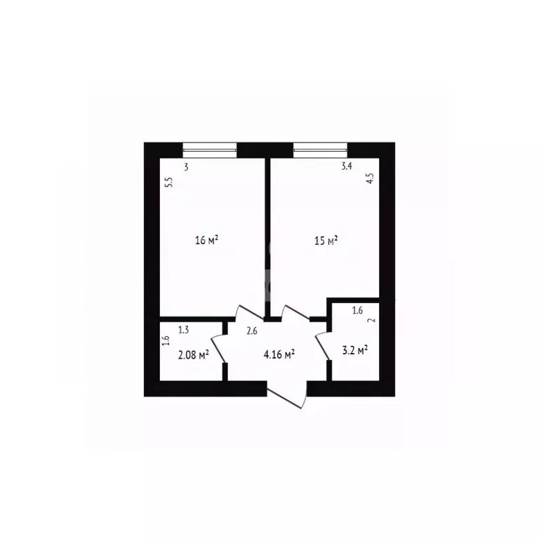 1-к кв. Дагестан, Дербент пер. Карла Маркса, 98к1 (42.0 м) - Фото 2