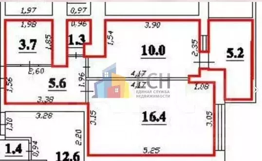 1-к кв. Тульская область, Тула городской округ, с. Осиновая Гора ул. ... - Фото 2