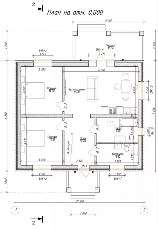 Дом в Оренбургская область, Оренбургский район, с. Подгородняя ... - Фото 2