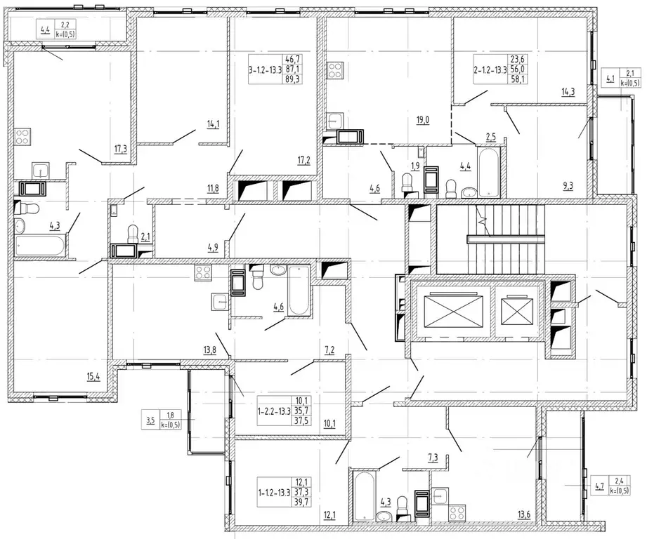 1-к кв. Санкт-Петербург пос. Шушары, ул. Чудовская, 14к1 (39.7 м) - Фото 2
