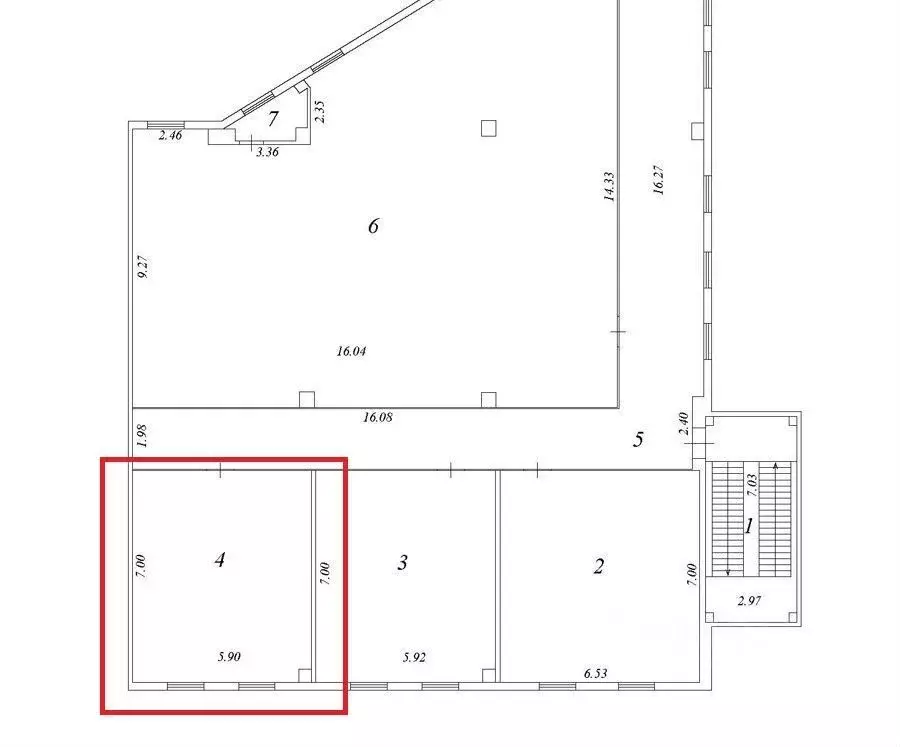 Офис в Ханты-Мансийский АО, Сургут ул. Рационализаторов, 3 (41 м) - Фото 1