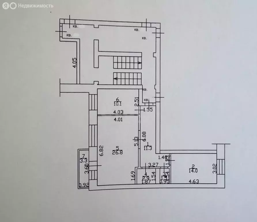 3-комнатная квартира: Черногорск, улица Генерала Тихонова, 6Бк1 (66 м) - Фото 1