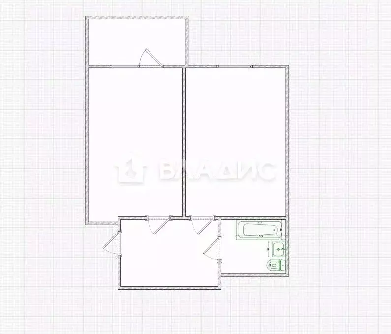1-к кв. Пензенская область, Пенза ул. Мира, 44Г (47.0 м) - Фото 2