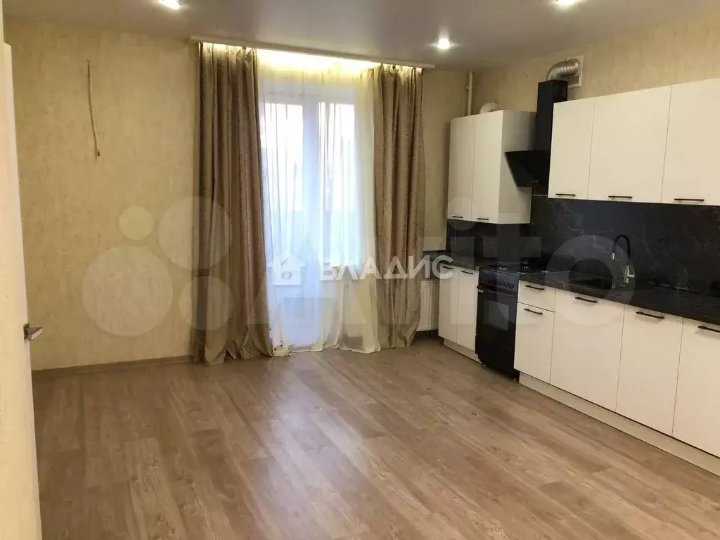 1-к. квартира, 44,5 м, 1/6 эт. - Фото 1
