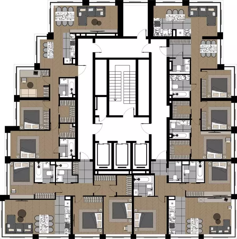 4-комнатная квартира: Москва, улица Берзарина, 37 (92.82 м) - Фото 0