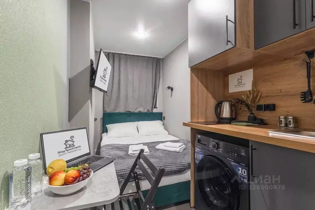 Студия Санкт-Петербург Подольская ул., 42 (12.0 м) - Фото 1