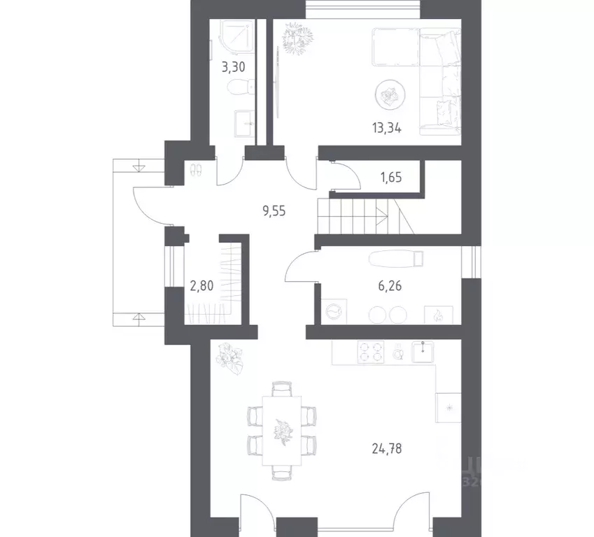 Дом в Московская область, Дмитровский муниципальный округ, Дмитров Дом ... - Фото 1