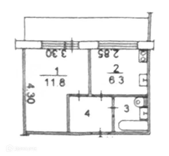 Продаётся 1-к квартира, 25.5 м - Фото 1