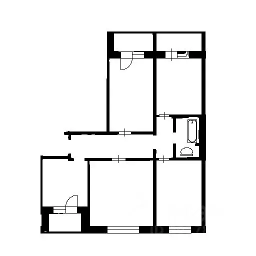 4-к кв. Москва Тихорецкий бул., 14К1 (77.0 м) - Фото 2