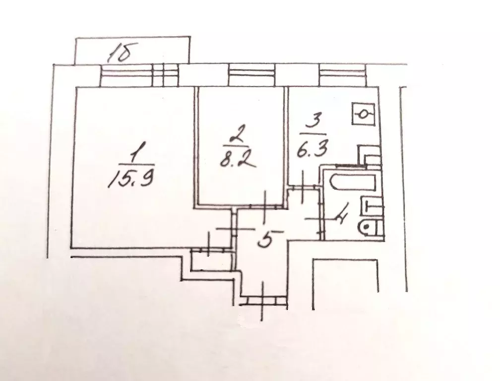 Продаётся 2-к квартира, 37.8 м - Фото 1