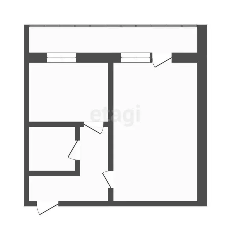 1-комнатная квартира: Иркутск, Жигулёвская улица, 5 (34.9 м) - Фото 0