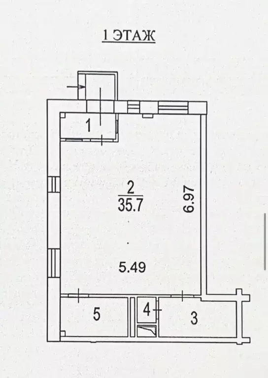Помещение свободного назначения в Москва Погонный проезд, 14 (49 м) - Фото 2