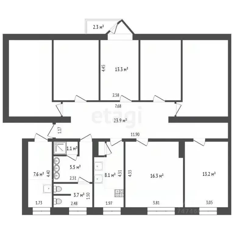 Комната Крым, Евпатория ул. Интернациональная, 137 (29.5 м) - Фото 2