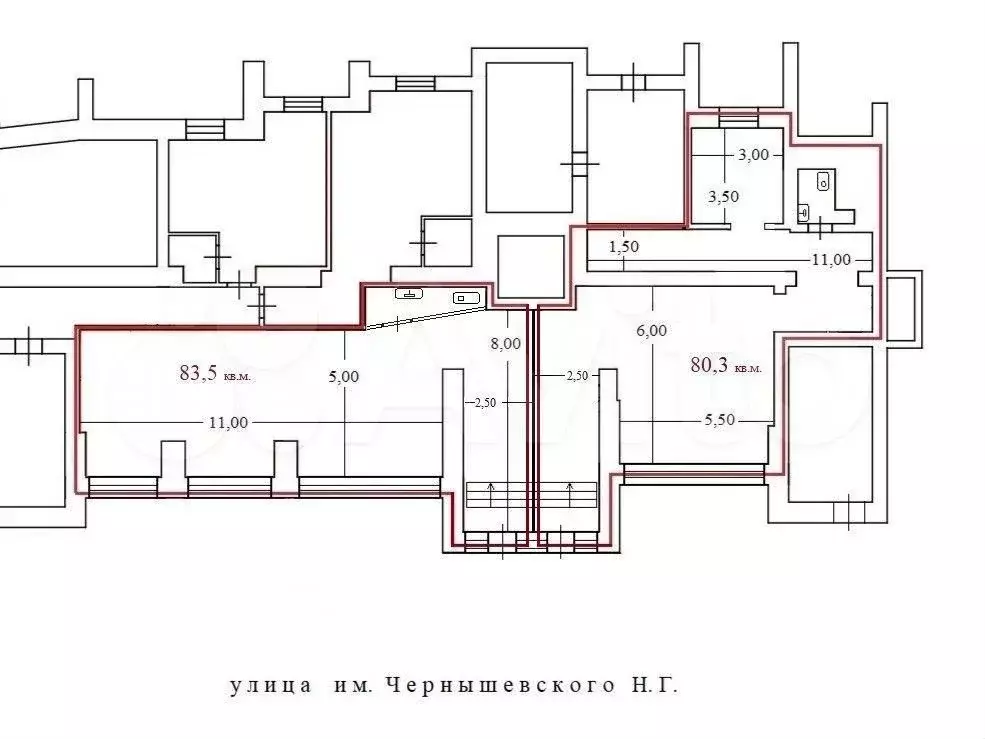 Свободного назначения. Центр. 83,5м2 - Фото 0