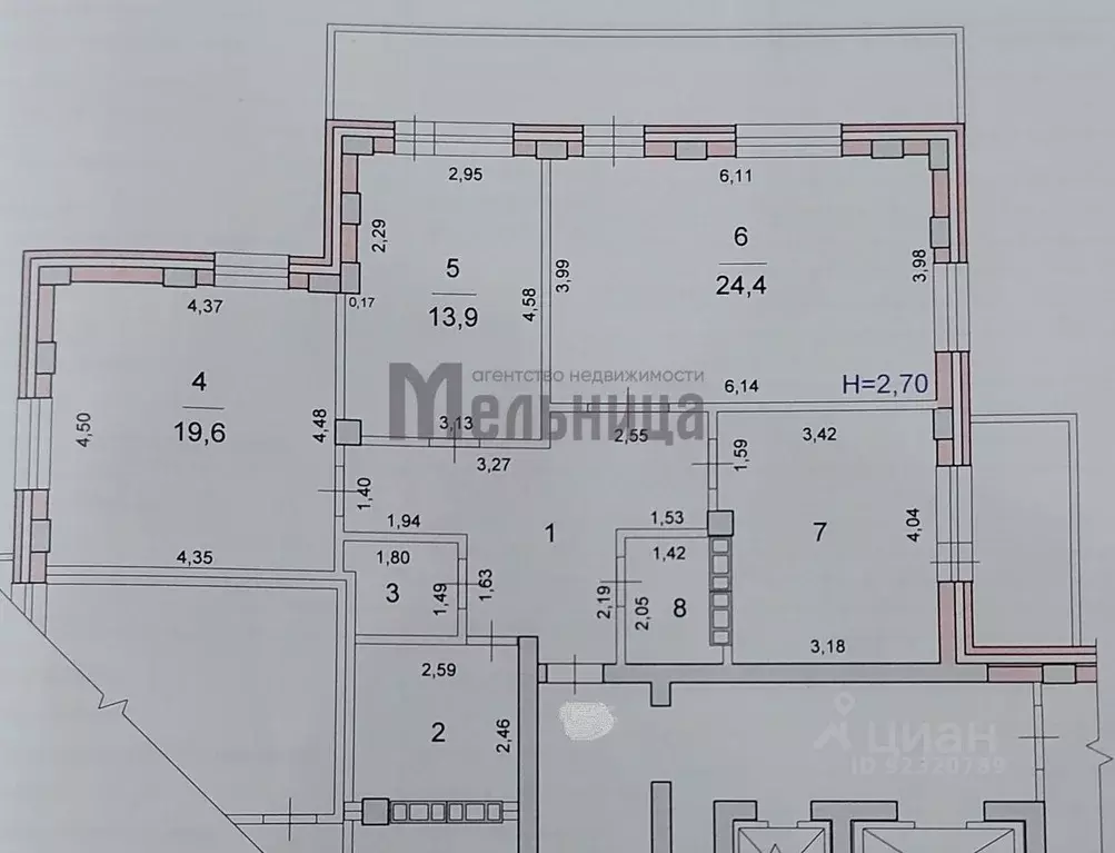 3-к кв. Волгоградская область, Волгоград Пугачевская ул., 16 (96.7 м) - Фото 2