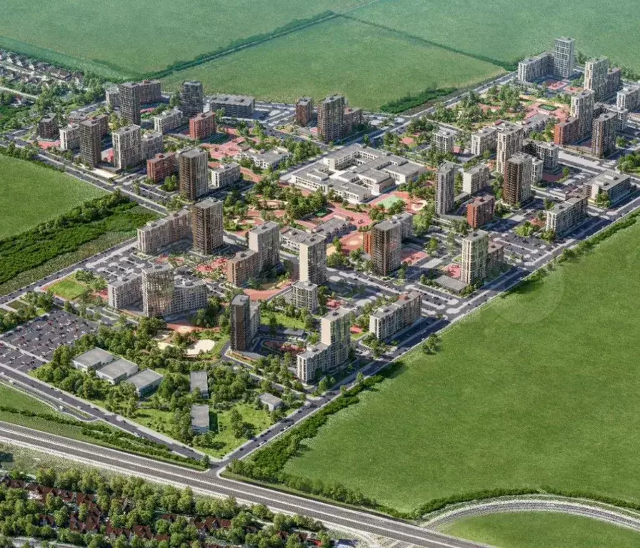 1-к. квартира, 33,5 м, 8/9 эт. - Фото 1