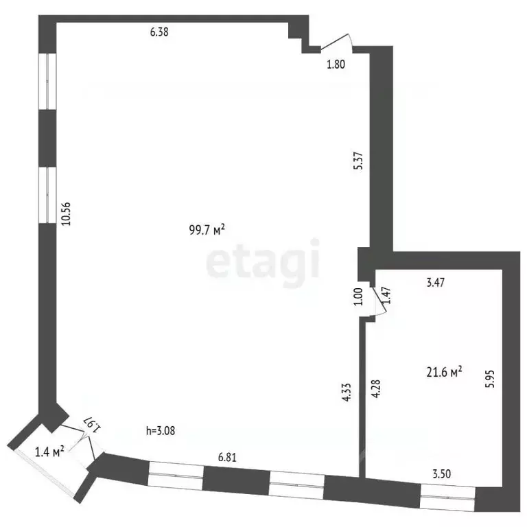 Офис в Ростовская область, Ростов-на-Дону Советская ул., 63 (140 м) - Фото 2