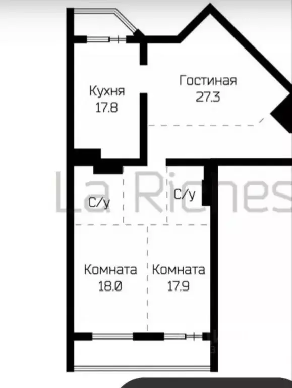 3-к кв. Москва 1-й Нагатинский проезд, 11к3 (130.0 м) - Фото 1