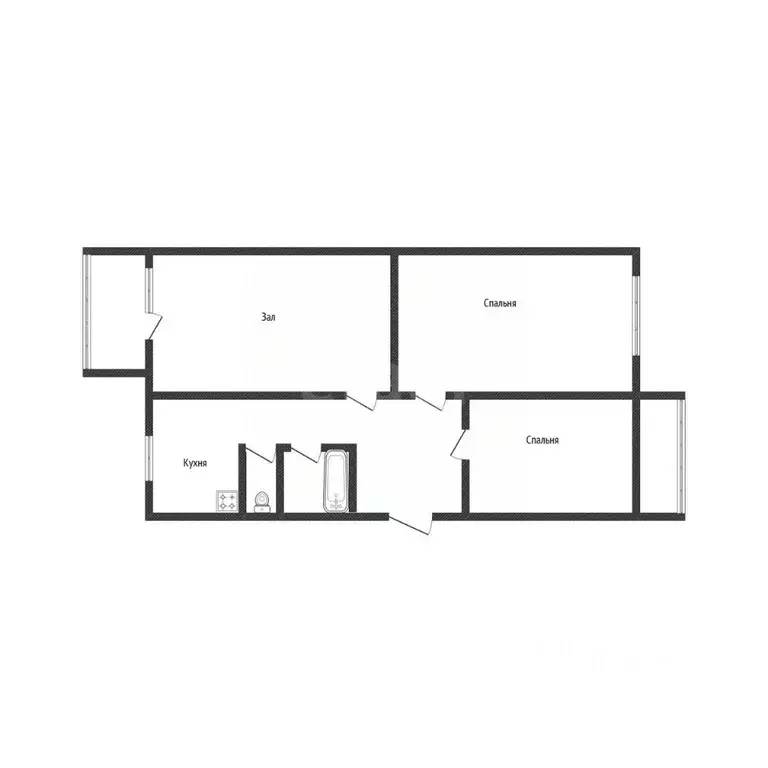 3-к кв. Алтайский край, Бийск Приречная ул., 9 (71.0 м) - Фото 2